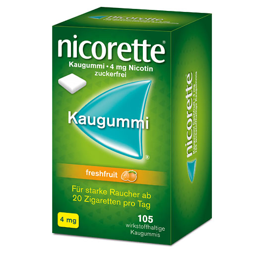 NICORETTE Kaugummi 4 mg freshfruit