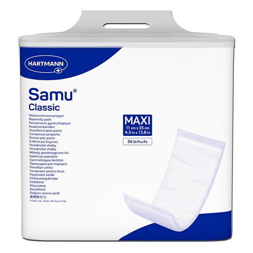 SAMU Wöchnerinnen Vorlagen Classic maxi 11x35 cm