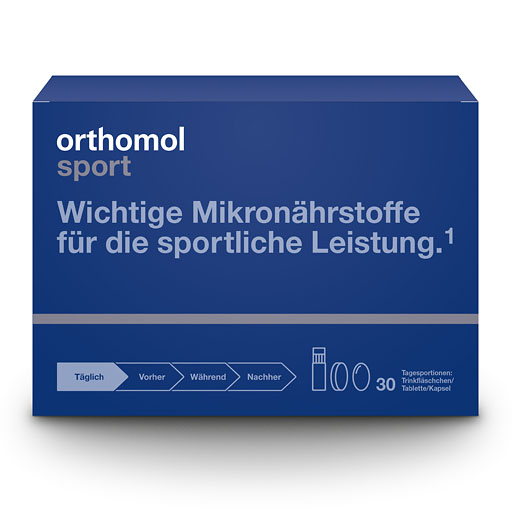 ORTHOMOL Sport Trinkfläschchen/Tabl./Kaps.Kombip.