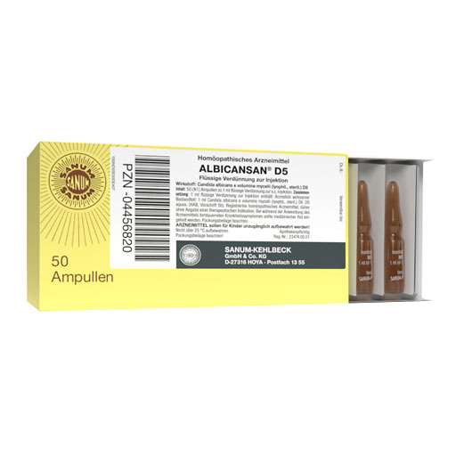 ALBICANSAN D 5 Ampullen
