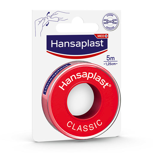 HANSAPLAST Fixierpfl.Classic 1,25 cmx5 m