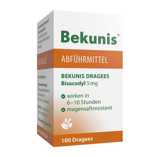 BEKUNIS Dragees Bisacodyl 5 mg magensaftres.Tabl.