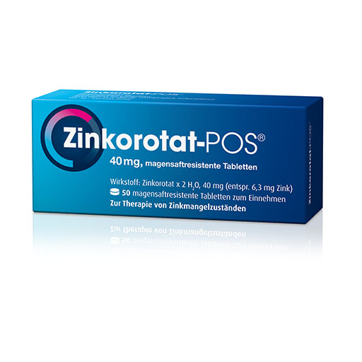 ZINKOROTAT POS magensaftresistente Tabletten