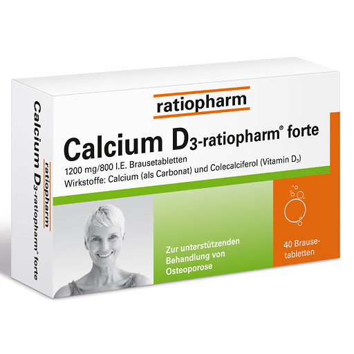 CALCIUM D3-ratiopharm forte Brausetabletten