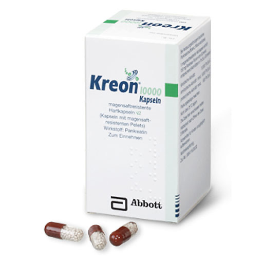 KREON 10.000 Hartkps.m.magensaftr.überz.Pellets