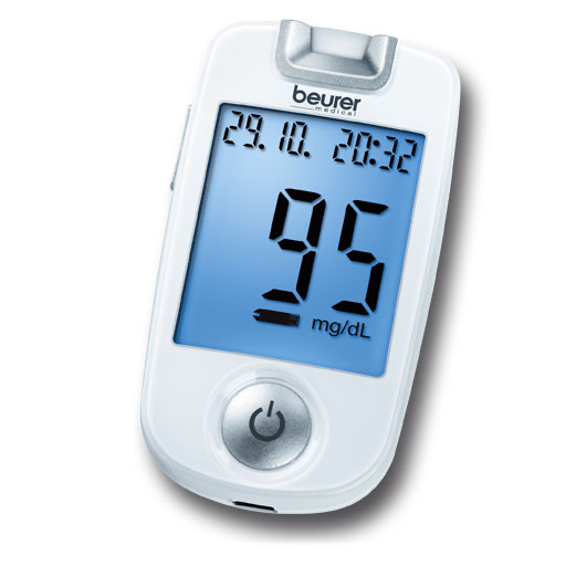 BEURER GL40 Blutzuckermessgerät mg/dl codefree