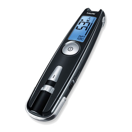 BEURER GL50 Blutzuckermessgerät mg/dl schwarz