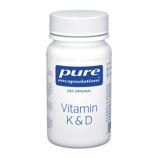 PURE ENCAPSULATIONS Vitamin K & D Kapseln