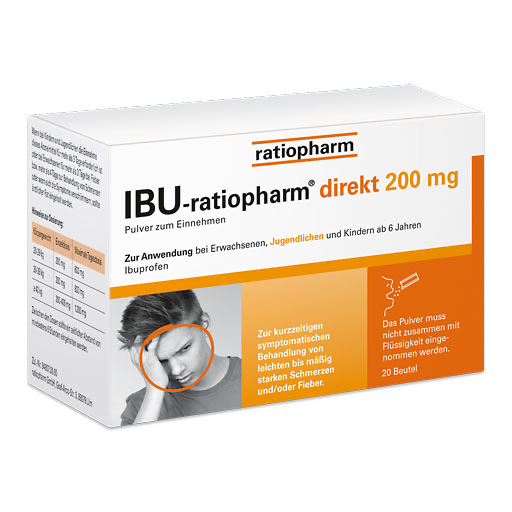IBU-RATIOPHARM direkt 200 mg Pulver zum Einnehmen