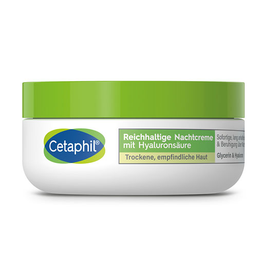 CETAPHIL reichhaltige Nachtcreme mit Hyaluronsäure