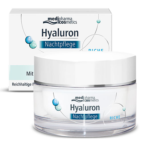 HYALURON NACHTPFLEGE riche Creme im Tiegel
