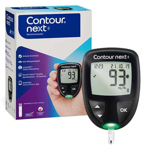 CONTOUR Next NEU Set Blutzuckermessgerät mg/dl