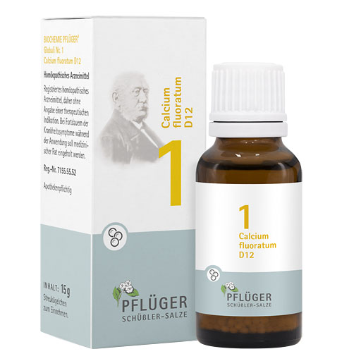 BIOCHEMIE Pflüger 1 Calcium fluoratum D 12 Globuli