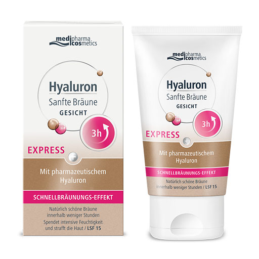 HYALURON SANFTE Bräune Express Gesicht Creme