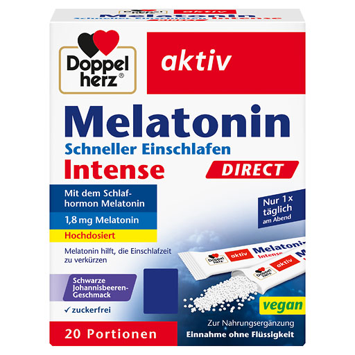 DOPPELHERZ Melatonin DIRECT Schneller Einschlafen