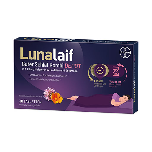 LUNALAIF Guter Schlaf Kombi Depot Tabletten