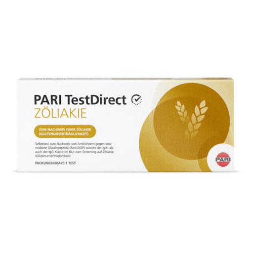 PARI TestDirect ZÖLIAKIE Selbsttest Blut