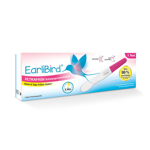 EARLIBIRD Ultrafrüh Schwangerschaftstest Urin