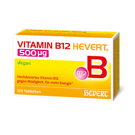 VITAMIN B12 HEVERT 500 μg Tabletten